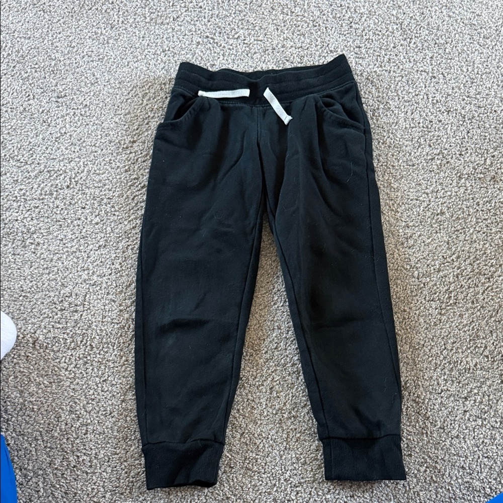 Kids Black Jogger Pants